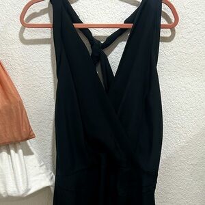Banana Republic Black Backless Dress